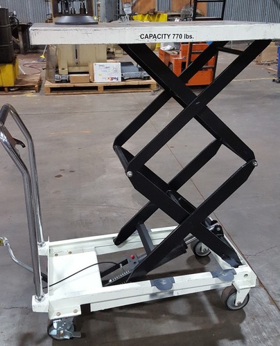 JET Double Scissor Lift Table DSLT-770 Mobile