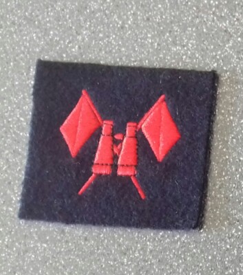 Insigne tissus Marine, spécialité Timonier, Equipage, NEUF