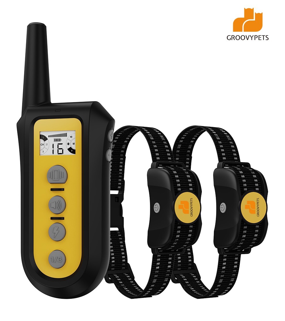650 Yard Remote 2 Dog Training Shock Collar  Auto Anti Bark for All Dog Size