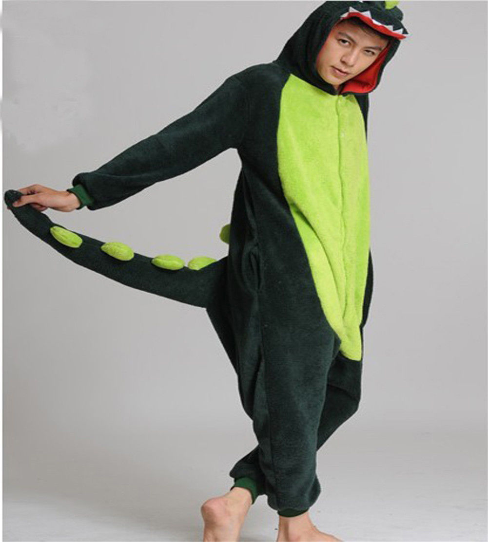 Personajes de dibujos animados de franela Disfraces Unisex