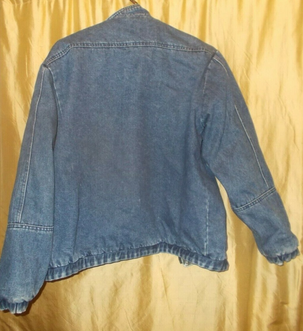 Denim Jacket Heavy With Lining Used No 
