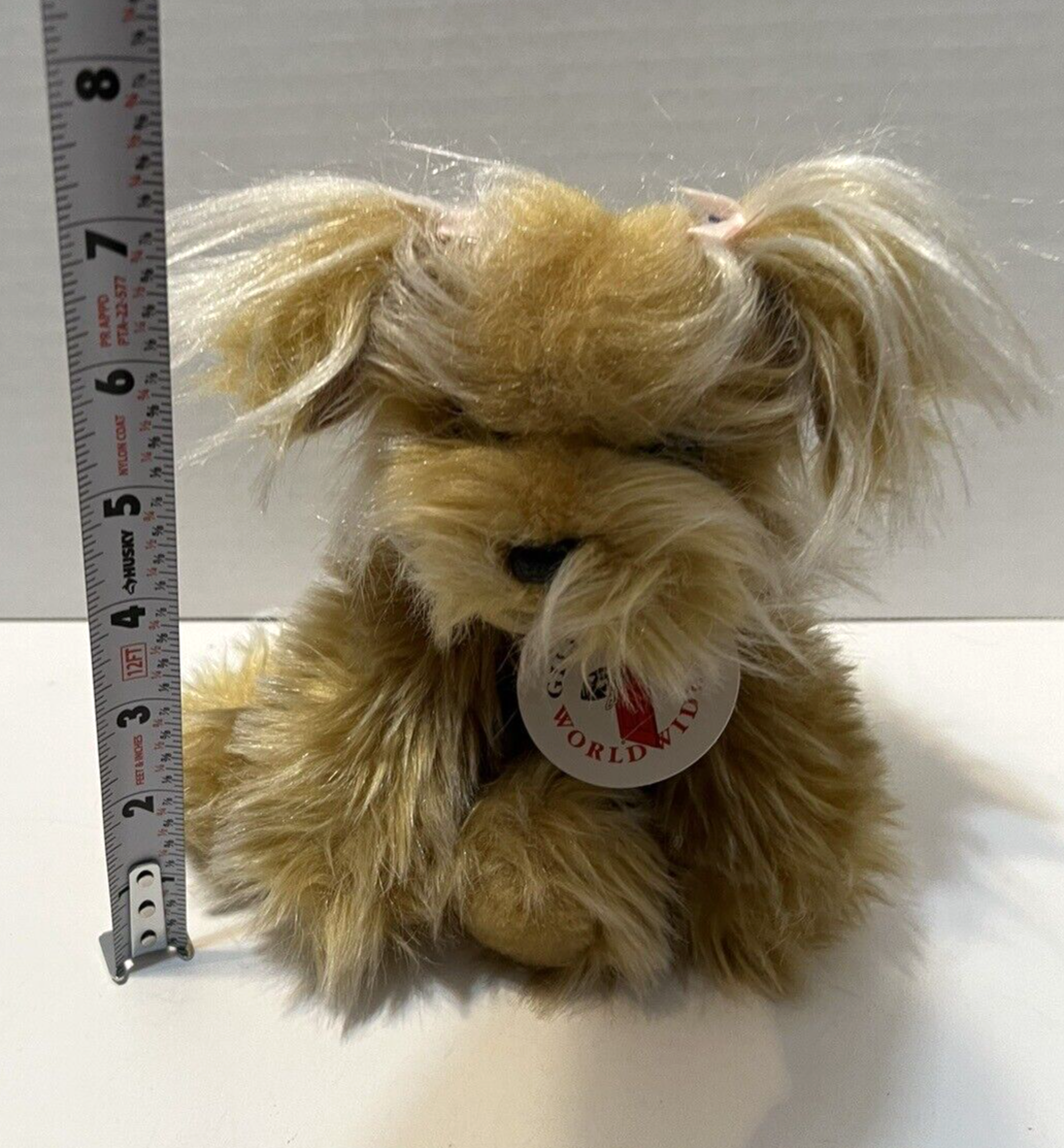 Gilda's Club Sparkle Plush Yorkie Terrier Dog Fluffy Stuffed Animal 12
