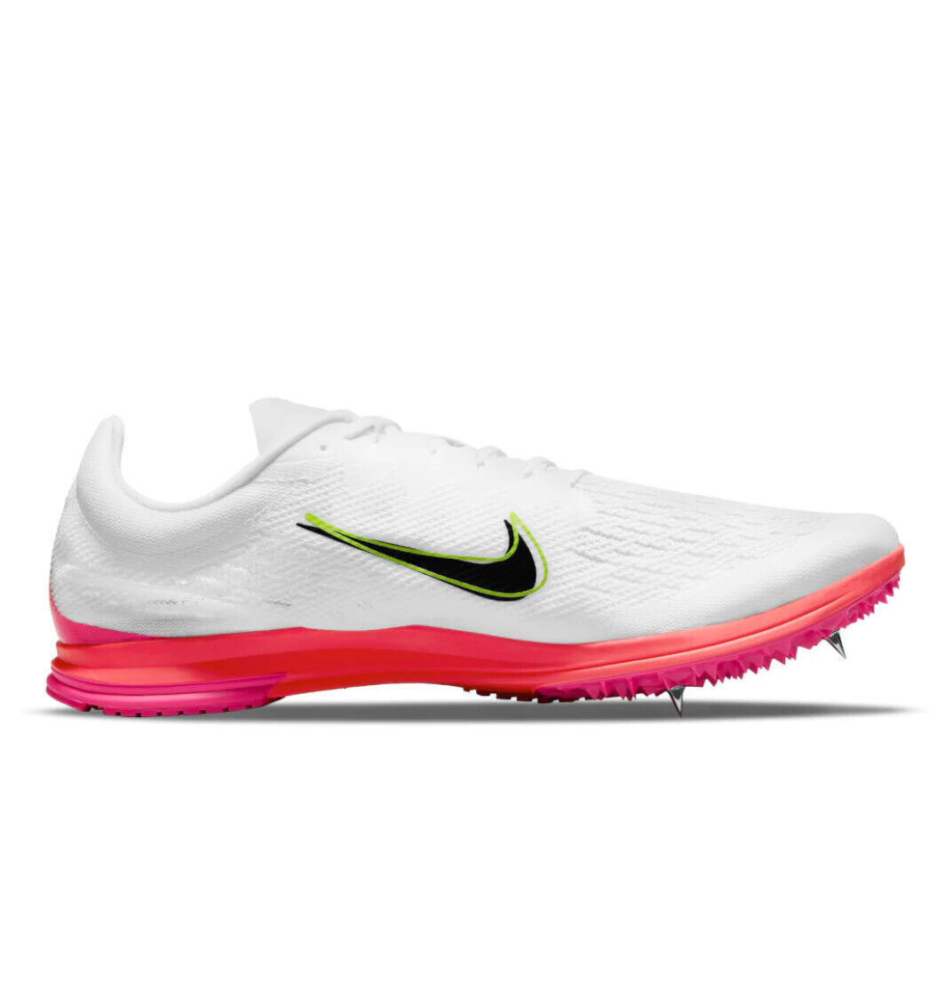 

Мужские кроссовки Nike 8 Zoom Streak LT Flat Spikes белого и розового цвета DN1699-100, размер 10,5, новинка, Розовый, Nike Spike Flat