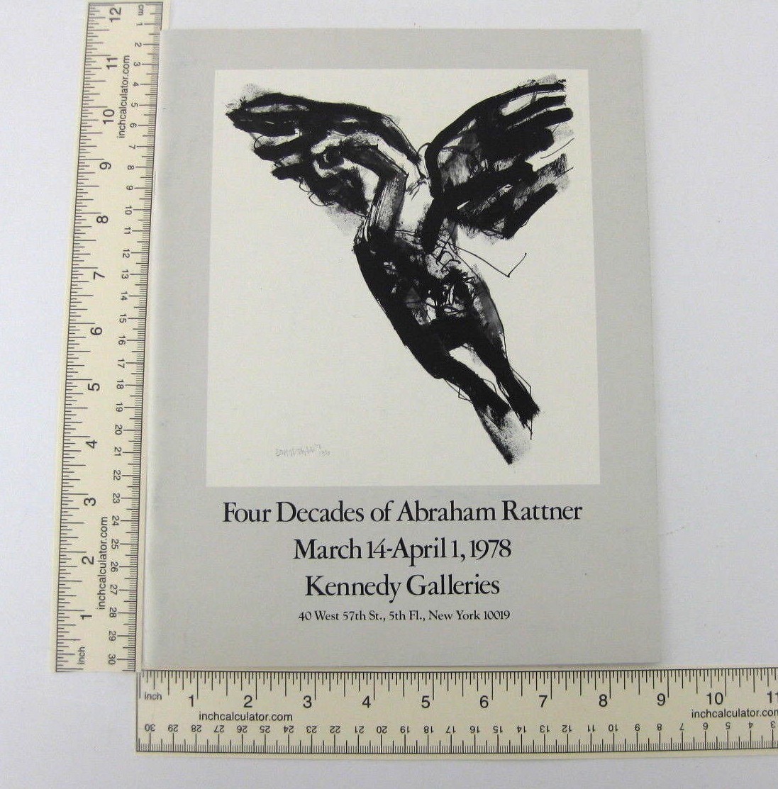 Abraham Rattner Surrealist Art Exhibition Catalog Book New York City NY 1978