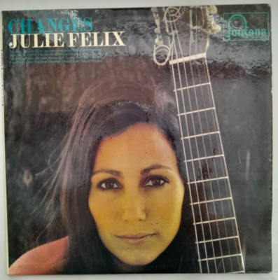Julie Felix   Changes - LP - Mono - 1966 - Fontana - VG+