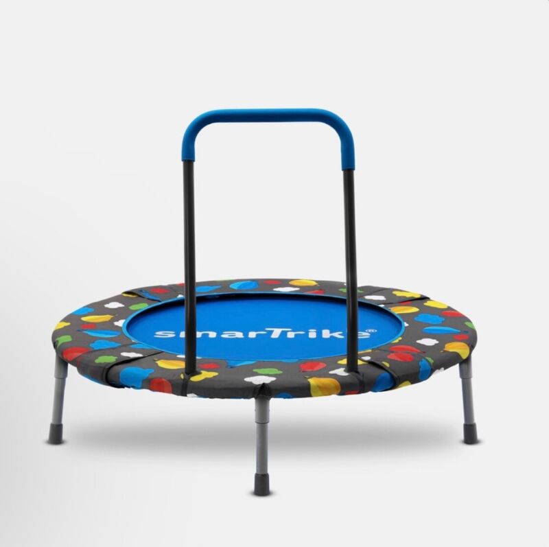 SsmarTrike Upper Bounce Mini Trampoline for Adults & Kids New with Blue Color