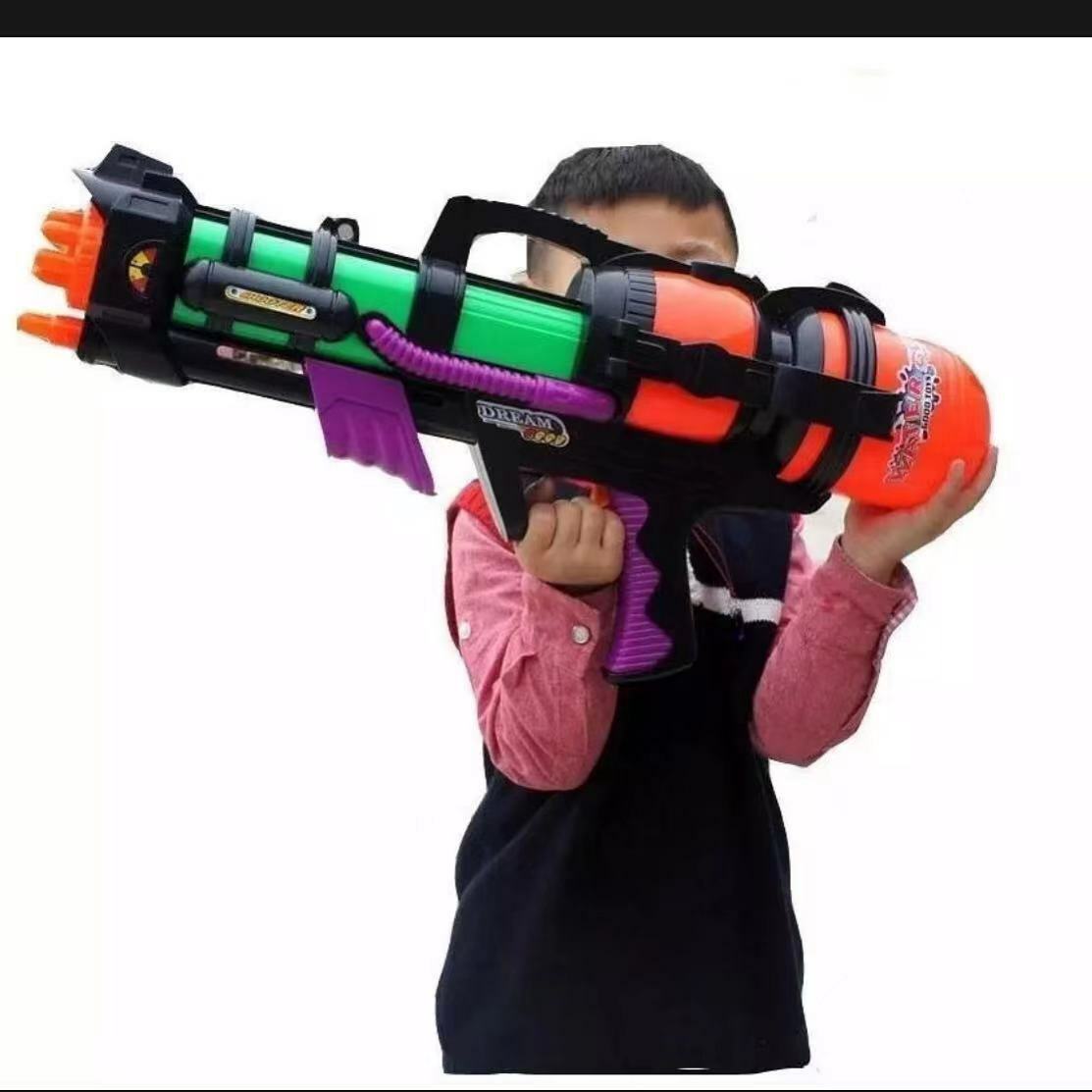 昭和の玩具／GIANT・8。RUNNING SHOOT。PLASTIC GUN。 Vintage Toy 1950s-60s Luger Water Pistol Squirt Gun 7