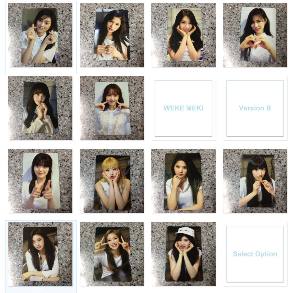 WekiMeki 1st WEME 個別ポスター16枚コンプ WekiMeki 1st WEME