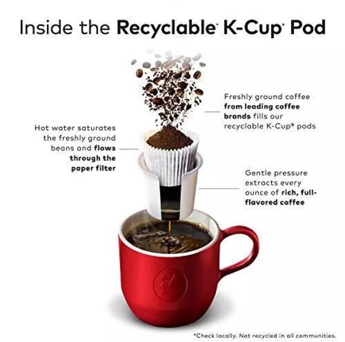 Cafe Escapes Chai Latte, Keurig K-Cup Pods, 10 Count