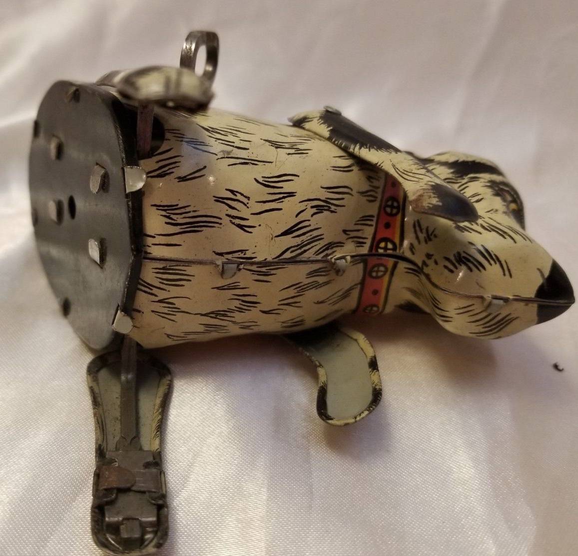 Vintage Flipo See Me Jump Dog Tin Wind Up Louis Marx New York Works!