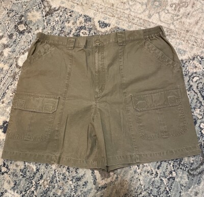 L.L. BEAN Shorts Olive Green Comfort Size 40   Men's New with Tags 100% Cotton