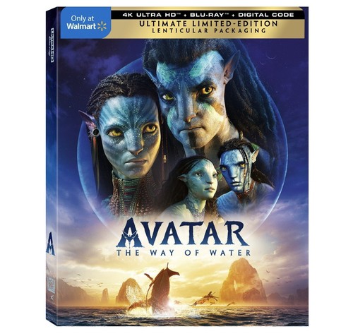 Avatar: The Way of Water Lenticular (4K UHD+Blu-ray+Digital+**MINT**Slipcover)