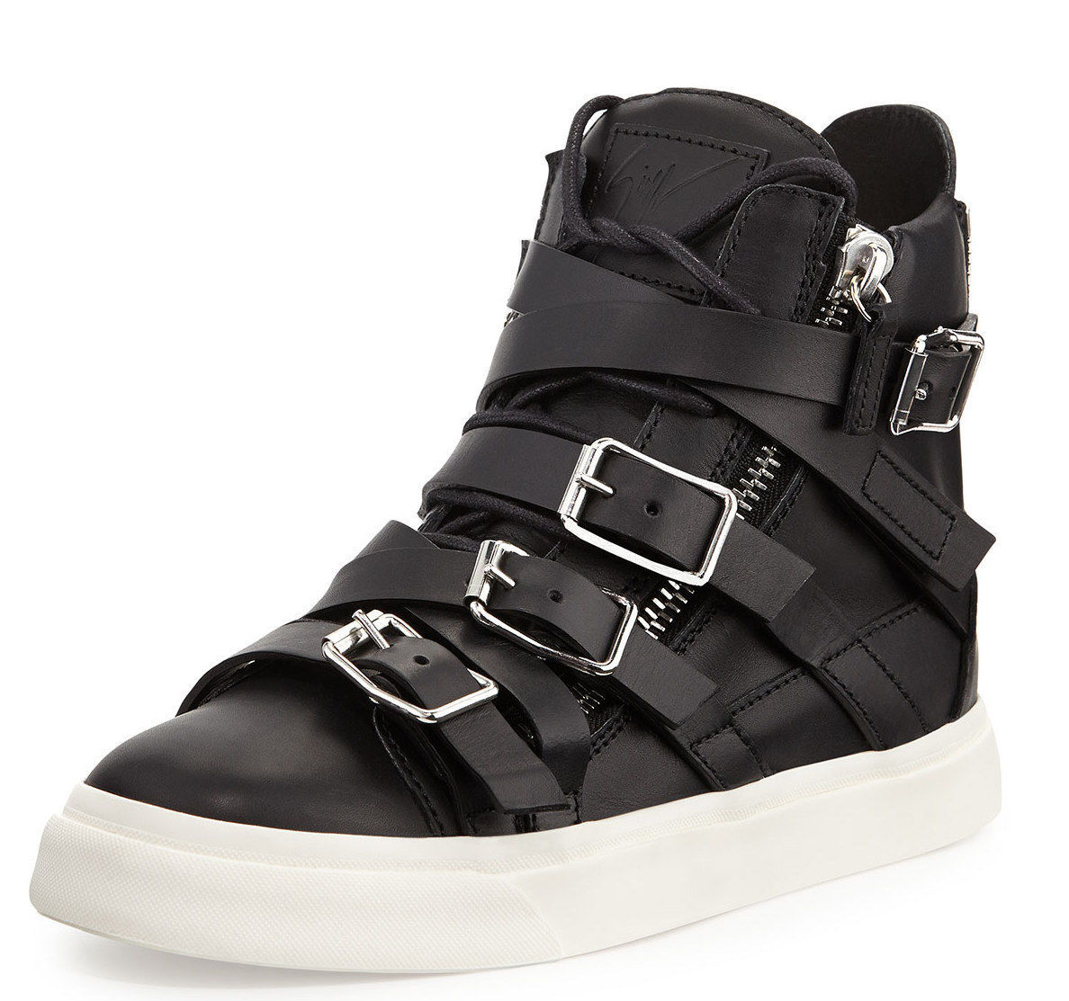 Women's Leather Buckle Athletic Shoes