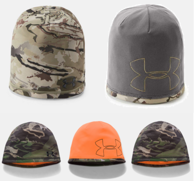 Under Armour Men UA Scent Control Reversible 2.0 Beanie Hunting 1300468 Hat OSFA