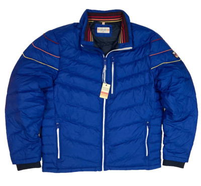 NWT Marine Layer Archive Santiago Down Puffer Jacket  Sz Large Mazarine Blue