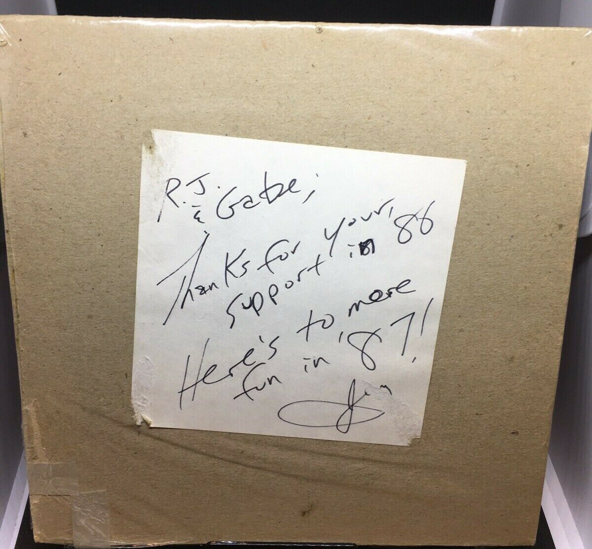 MAX HEADROOM Very Rare Chrysalis Records Promo Christmas Jigsaw Puzzle MINT