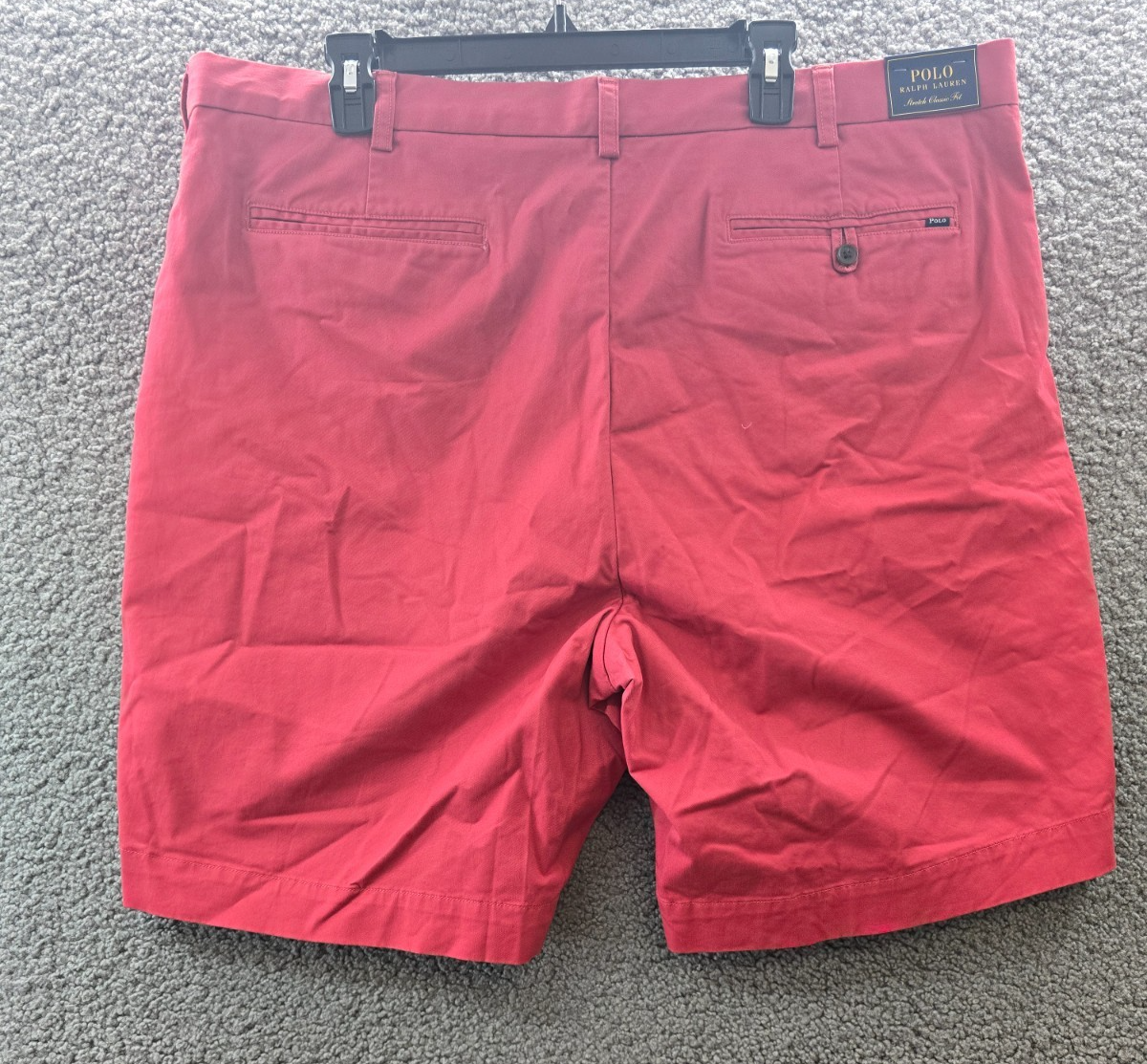 Polo Ralph Lauren 9.5-Inch Stretch Classic Fit Chino Short Men 42 Nantucket Red - Picture 14 of 18