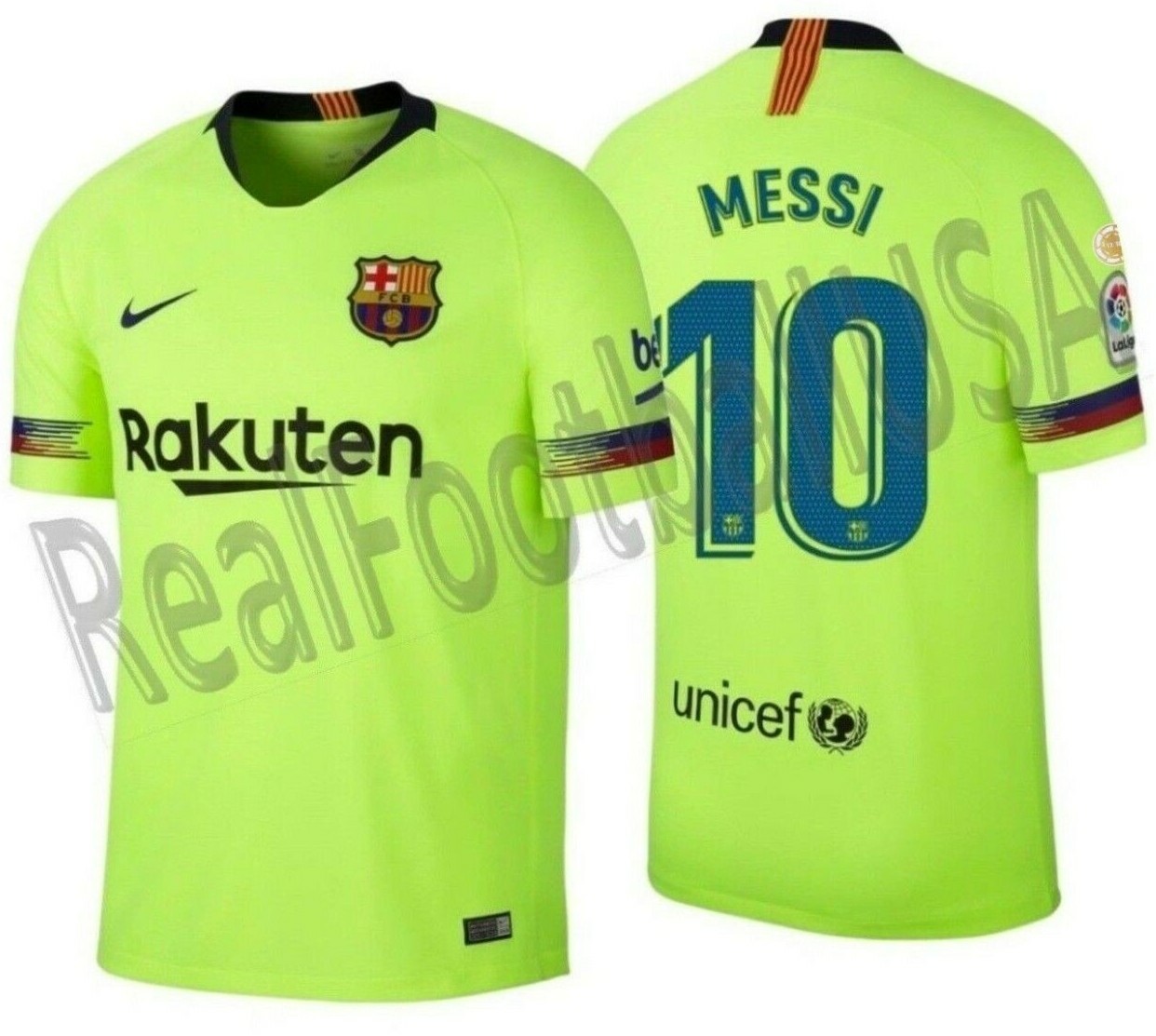 NIKE LIONEL MESSI FC BARCELONA AWAY JERSEY 2018/19 LA LIGA NIKE LIONEL MESSI FC BARCELONA AWAY JERSEY 2018/19 LA LIGA