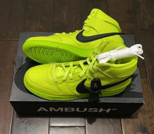 シューズ Nike Dunk High AMBUSH Flash Lime Nike Dunk High AMBUSH Flash Lime Size10 CU7544-300 ATOMIC