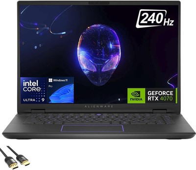Dell Alienware M16 Ultra 9-185H 16GB 1TB 16QHD 2560x1600 RTX 4060 8GB Win11H