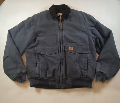 Vintage Carhartt Santa Fe Style Jacket Bluish Gray Workwear Vintage Carhartt Santa Fe Style Jacket Bluish Gray Workwear