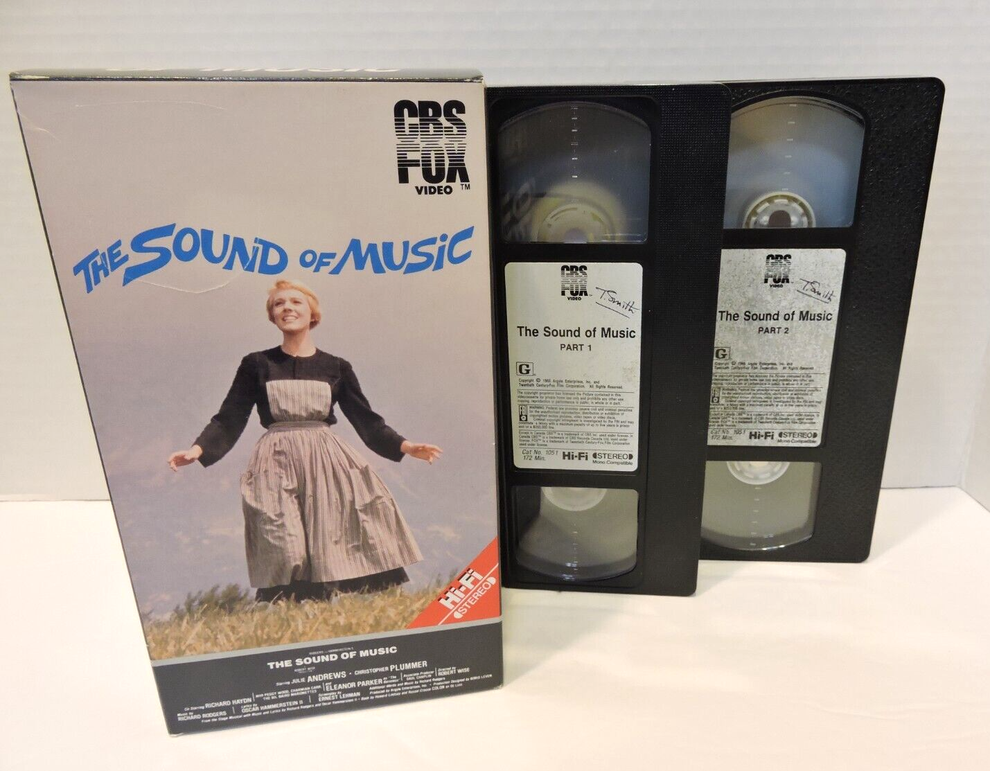 The Sound of Music VHS 2 Tape Set - Vintage 1986 CBS Fox