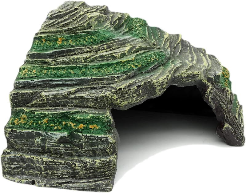 Terrarium Decor Reptile Hide for Fish Tank, Aquarium Cave & Decorations, Reptile