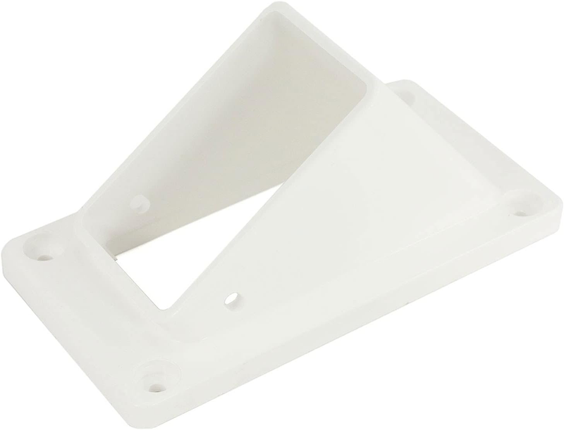 Plum Fittings 2" X 3 1/2" Stair Rail Handrail Vinyl Bracket Kit | Vinyl Fence 