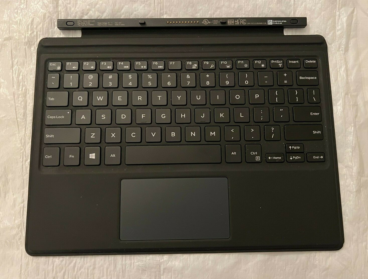 Genuine Dell Latitude 5285 5290 2-in-1 Tablet Travel Keyboard K16M001 9XWXW