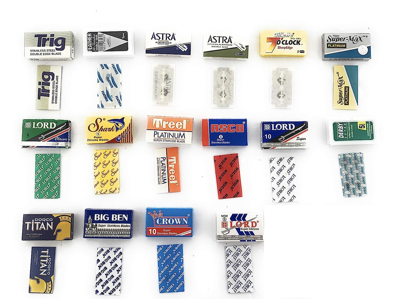 Blade Sample Pack, Variety Of 16 Safety Blades