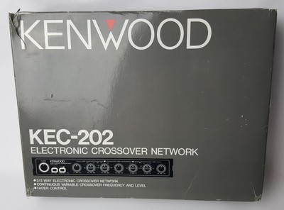 KENWOOD KEC-202 ELECTRONIC CROSSOVER NETWORK CAR STEREO AUDIO PERFORMANCE AUTO