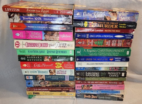 29 Vintage Romance Novels Books Lot Love Leslie Meier Susan