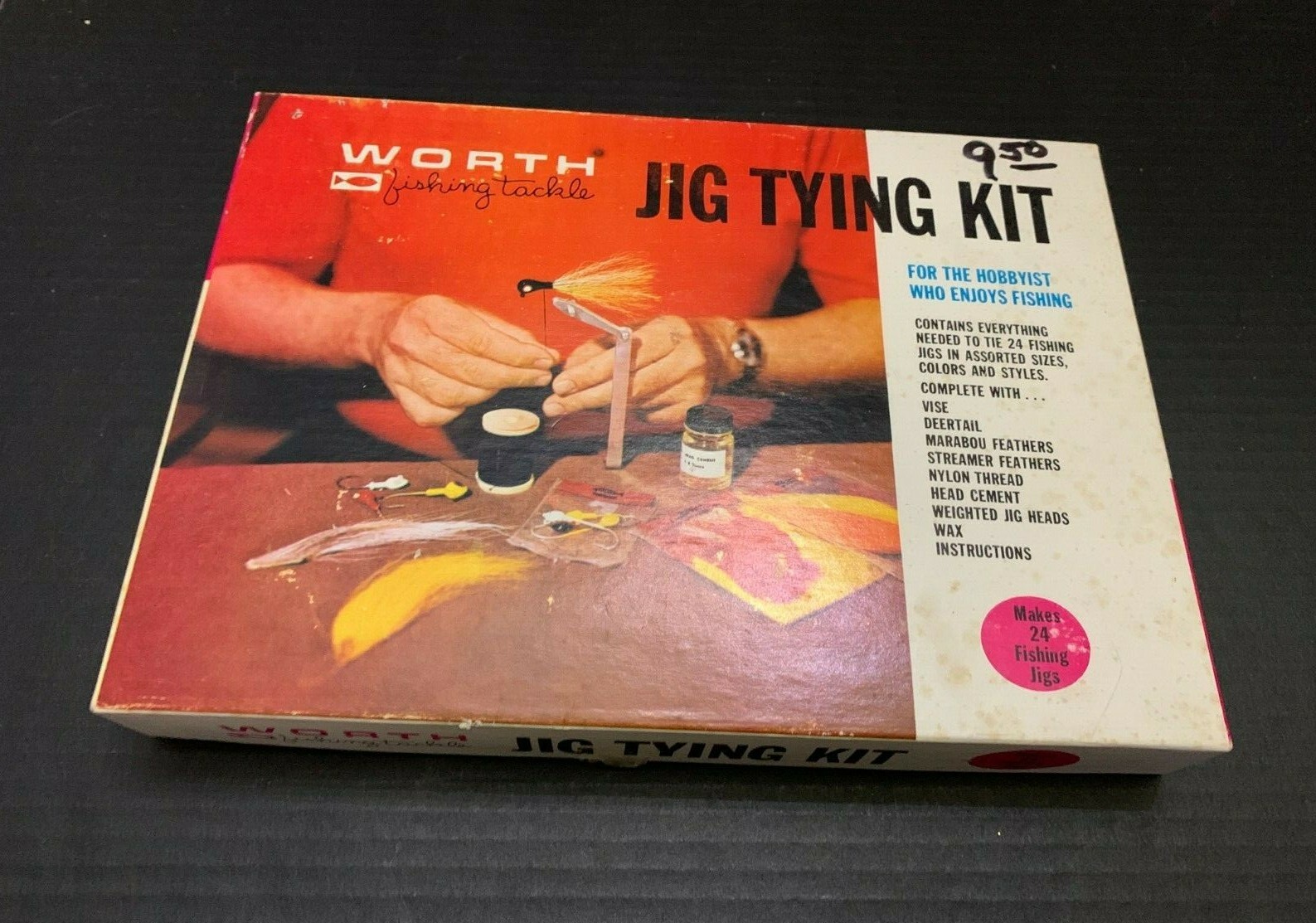 Vintage Worth Fishing Tackle Jig Tying Kit With BoxのeBay公認海外通販｜セカイモン