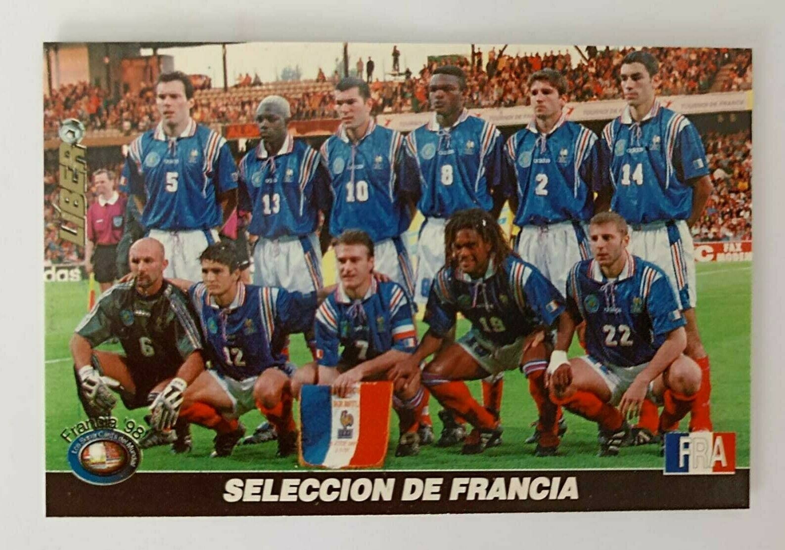 フランスワールドカップ1998カード81枚 FRANCE 98 #81 Team France Soccer CARD FIFA WORLD CUP 1998