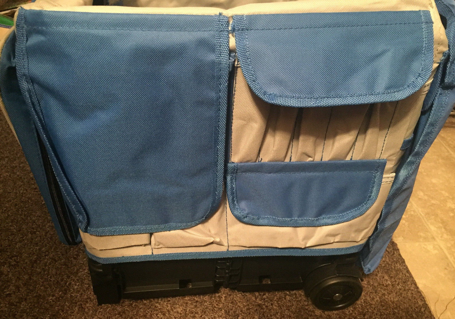 Olympia Pack-N-Roll 48 Pocket Foldable Cart