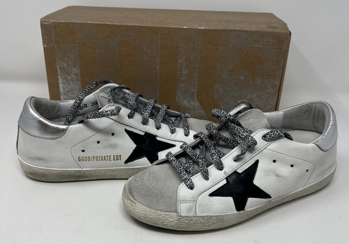 Gokden goose Star Sneaker White Silver Shoe Size 36