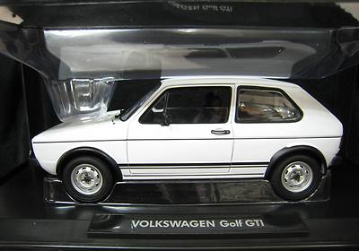 VW VOLKSWAGEN GOLF I PHASE 1 GTI 1977 WHITE 1/18 BLANC BIANCA