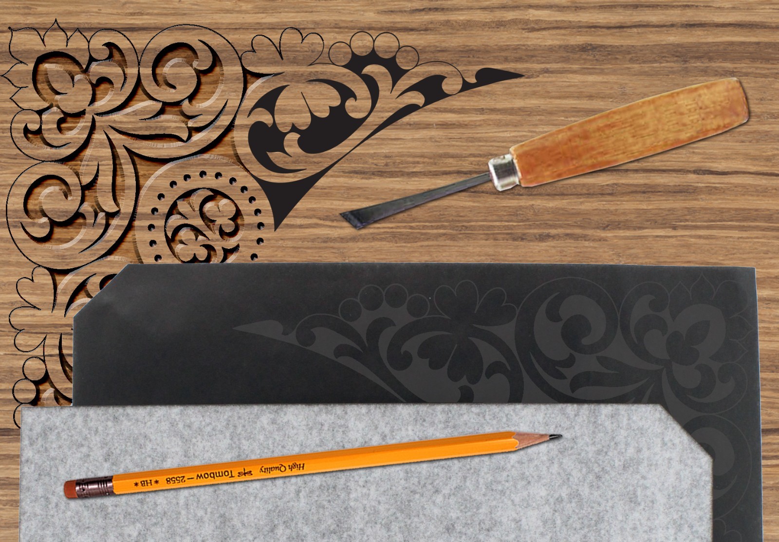 Porelon Black Carbon Paper, 25 sheets, 8.5 x 11 inches, (11407)