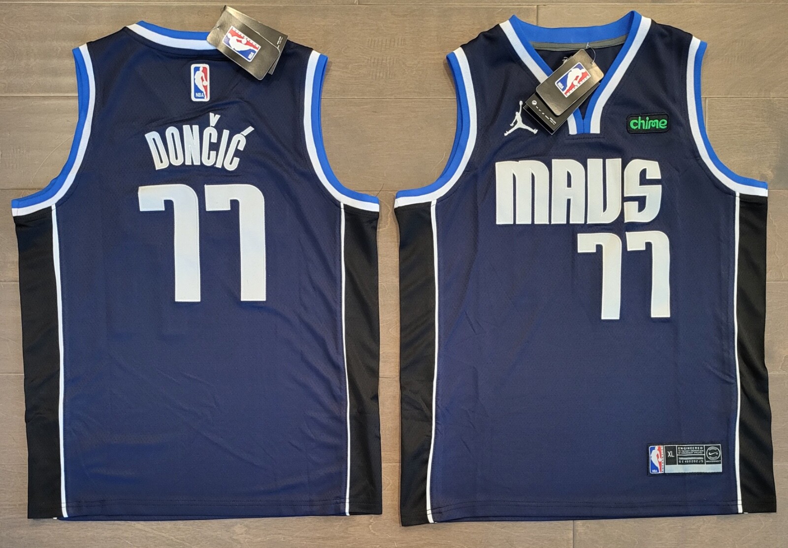 YOUTH Luka Doncic #77 Dallas Mavericks Stitched Navy