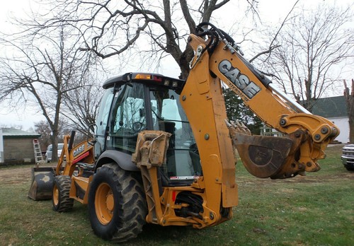 Case BACKHOE LOADER 4WD CAB Extendahoe AUX HYDRAULICS