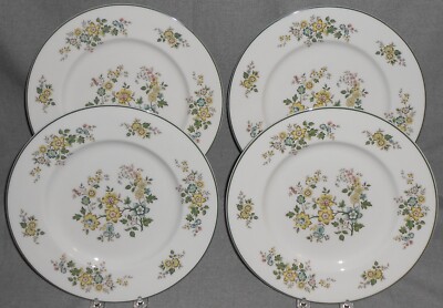 1970s Set (4) Royal Doulton CAMPAGNA PATTERN Dinner Plates MADE IN ENGLAND