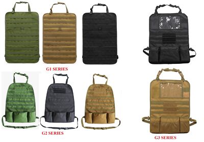 Tactical Scorpion Gear MOLLE Car Auto Truck Seat Back Storage Organizer Ipad