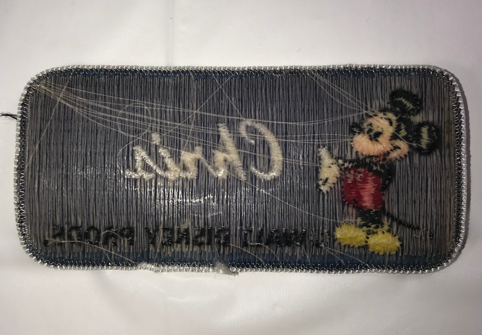 Walt Disney Productions CHRIS Name Tag 4