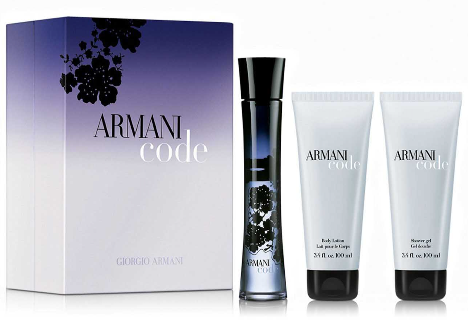 Armani Code Giorgio Armani Women 3pc Set 2.5 oz EDP, 3.4 oz Armani Code Giorgio Armani Women 3pc Set 2.5 oz EDP, 3.4 oz