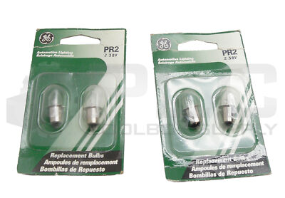 LOT OF 2 SEALED NEW PACK OF 2 GENERAL ELECTRIC PR2 RELPLACEMENT BULBS  TOTAL 4