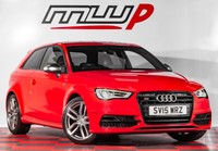 2015 (15) AUDI S3 3 DOOR 2.0 TURBO QUATTRO DSG - MISANO RED - STUNNING - 360BHP
