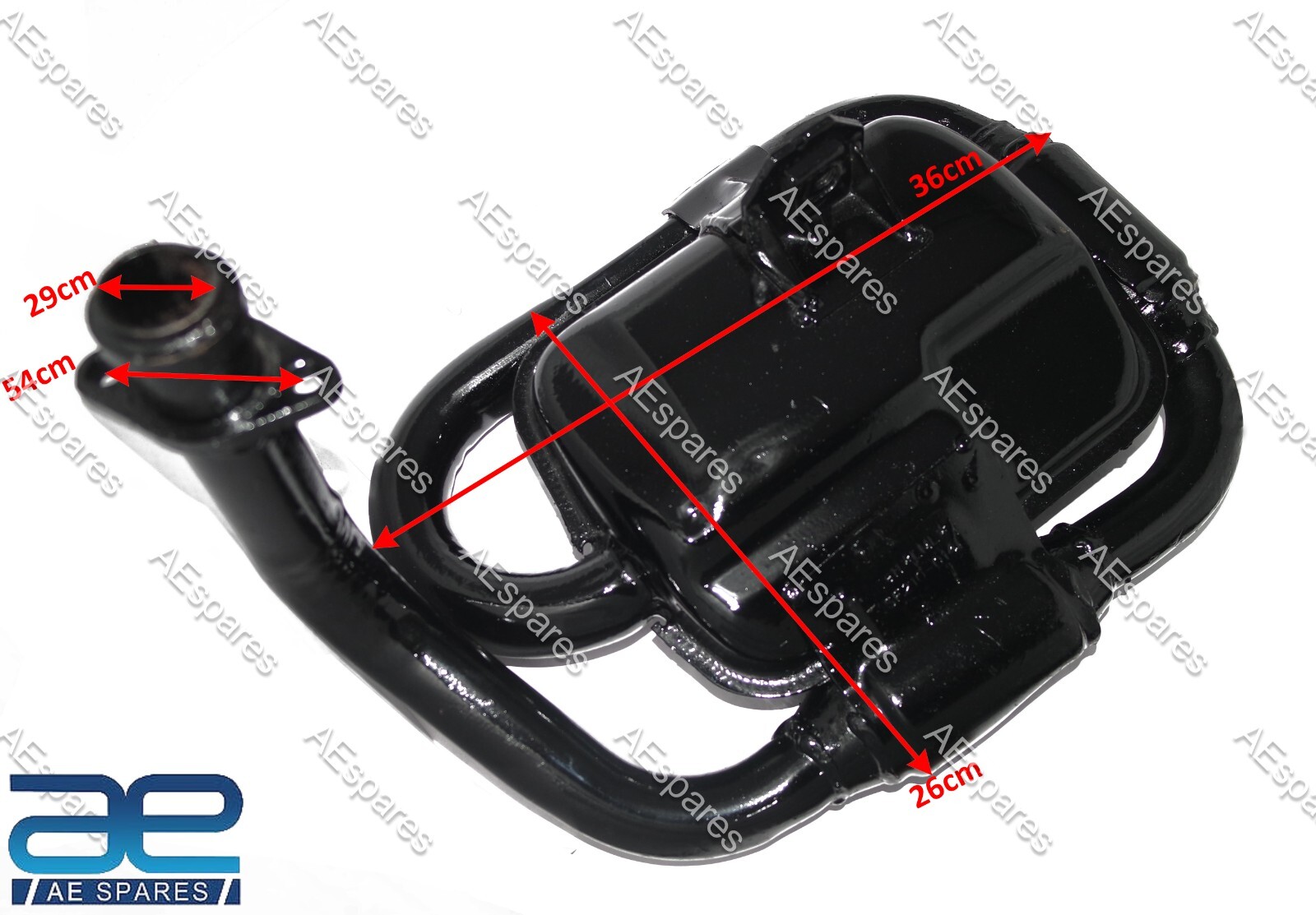 LML STAR 200 4t EXHAUST SILENCER MUFFLER  