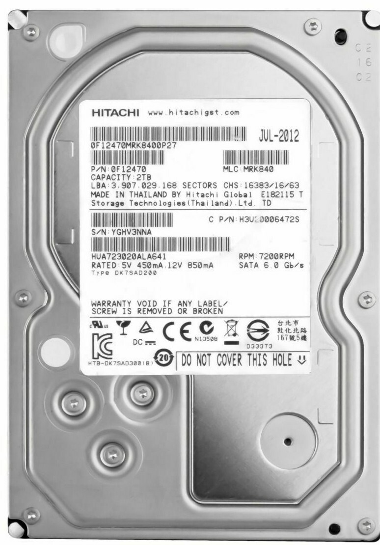 Hitachi Deskstar 7K1000.D 1TB 7.2K 32MB SATA III 3.5 Hitachi Deskstar 7K1000.D 1TB 7.2K 32MB SATA III 3.5