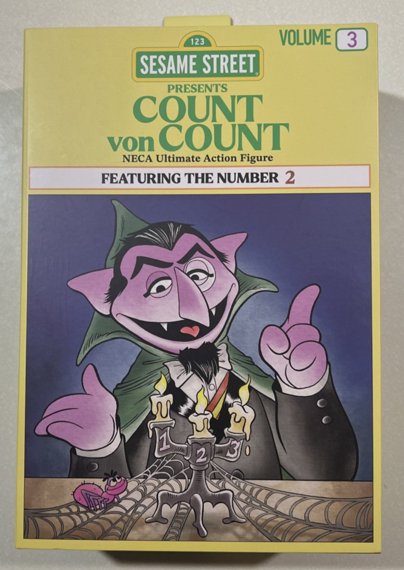 置物 Kith for Sesame Street Count Von Count NEW 2025 NECA Ultimate Sesame Street Count von Count Figure