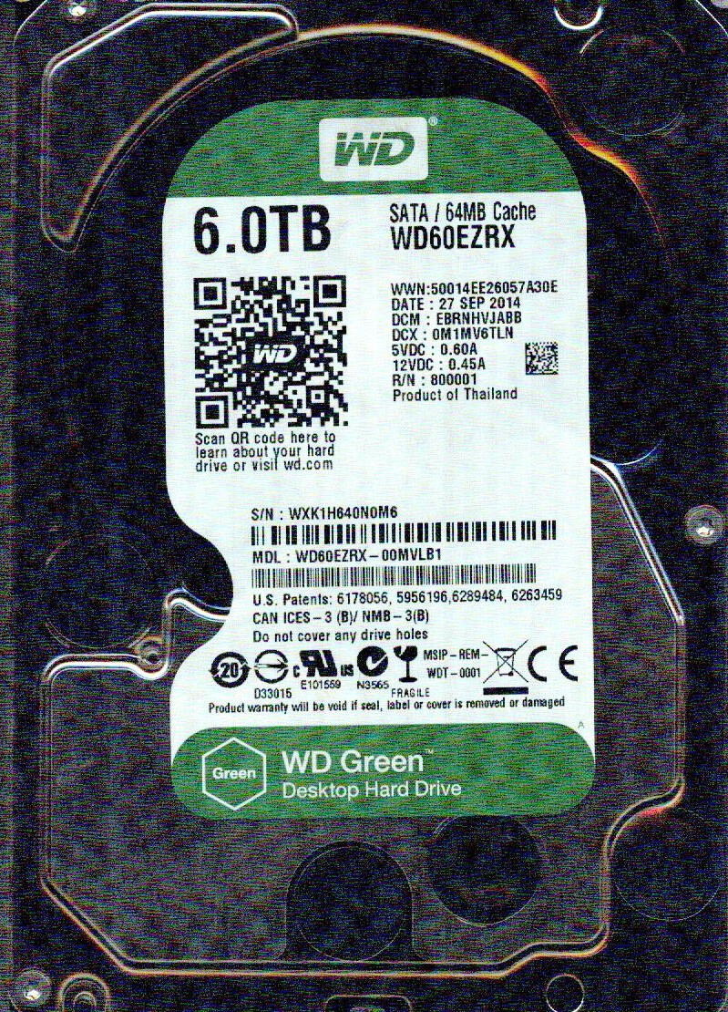 ◯新品◯ Western Digital 6TB HDD WD60EZRX Amazon.com: Western Digital 6TB WD Purple Surveillance